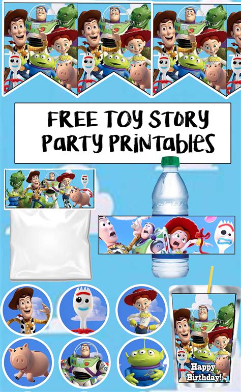 Free Toy Story 4 Party Printables